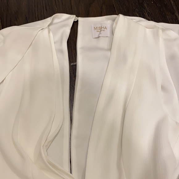 Misha collection white jumpsuit. New without tags - Picture 4 of 4